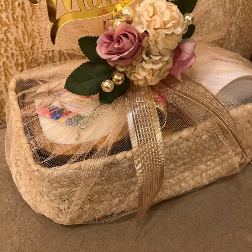 Mother's Day Hamper - Candle, Notebook, Mug, Hand Cream, Nail Growth Oil, Calming Bath Soak, and Scented Wax Tablets